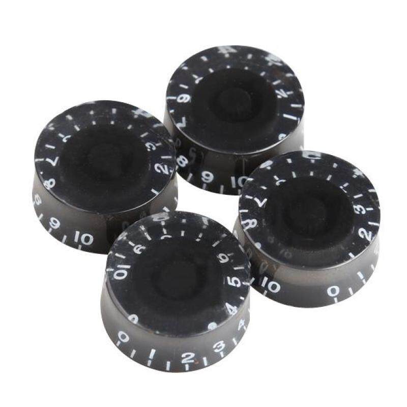 4Pcs Speed Knobs Volume Tone Control Buttons Replacement Guitar Parts Black Malaysia