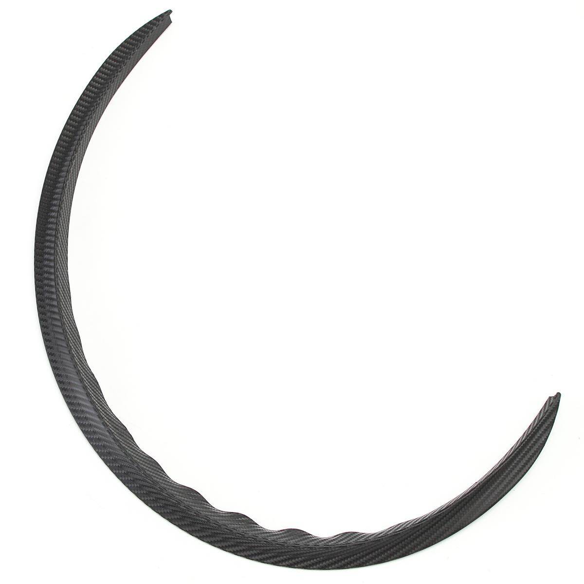 4X 28.7/" Carbon Fiber Car Wheel Eyebrow Arch Trim Lips Fender Flares  Protector