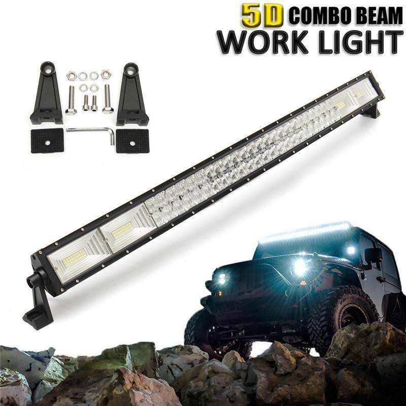 5D 42 Inci 1400 W LED Batang Lampu Kerja Titik Banjir Combo Lampu Offroad Mobil Truk-Internasional