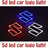 5D Đèn LED Xe Hơi Ô Tô Logo Xe Huy Hiệu Miếng Dán Buld Quốc Huy Đèn forSUZUKI/Alto/Jimny/Swift/Zuki (Xanh dương)