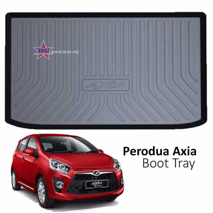 Broz ABS Perodua Axia Car Boot Tray Luggage Cargo Trunk 