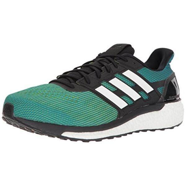 Adidas Kinerja Pria Supernova M Sepatu Lari Slime/Putih/Resolusi Tinggi Biru 14 M US-Intl