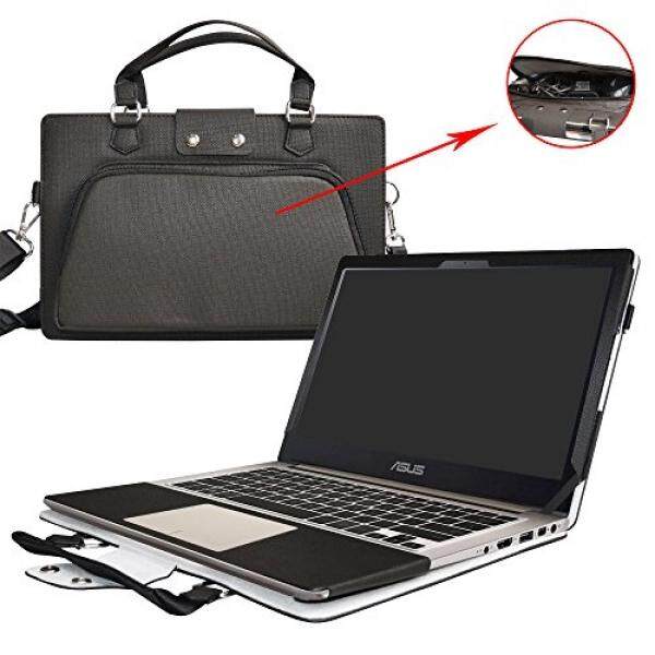 ASUS UX303UB UX303UA, 2 Dalam 1 Dirancang Secara Akurat Pelindung PU Kulit Sarung + Portabel Membawa Tas untuk 13.3