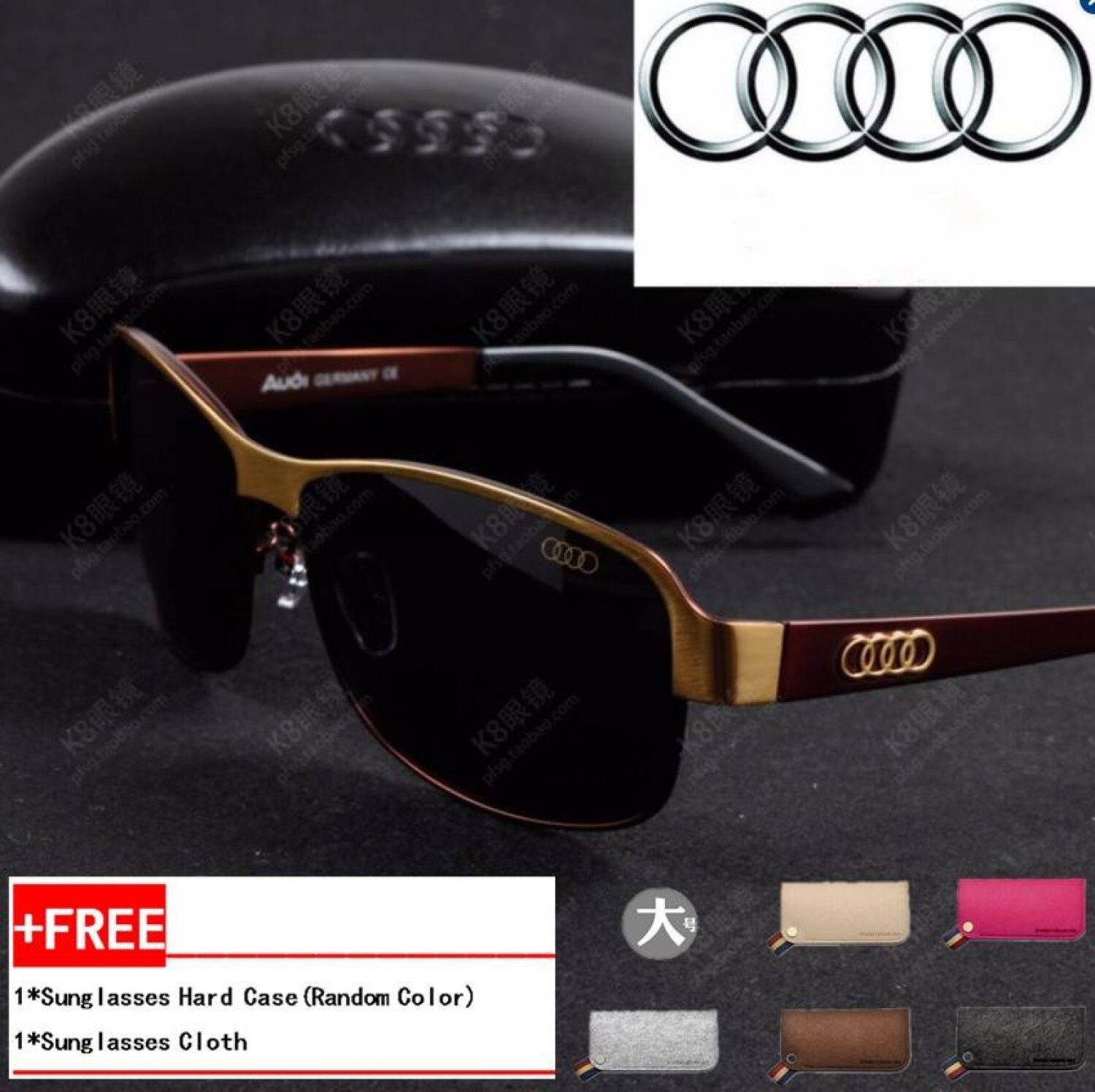 Audi 554 Asli Pria Mewah Terpolarisasi UV400 Kacamata Hitam Modis-Intl