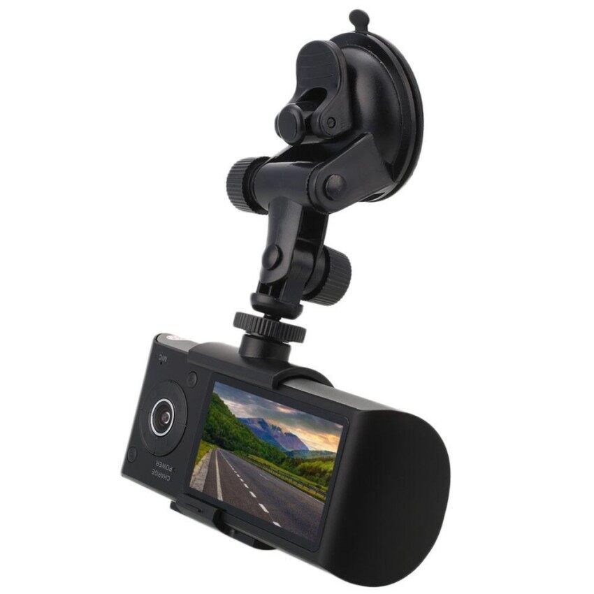 Otomatis Penggemar X3000/R300 2.7 Ganda Lensa Mobil Dash 1080 P Malam Vision Dvrcamera Perekam-Internasional