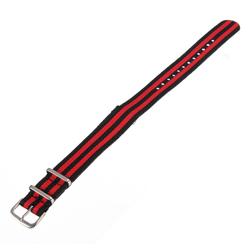 Ballistic Sport Nylon Wrist Watch Band Stainless Steel Buckle Wholesale NEW 20mm Malaysia