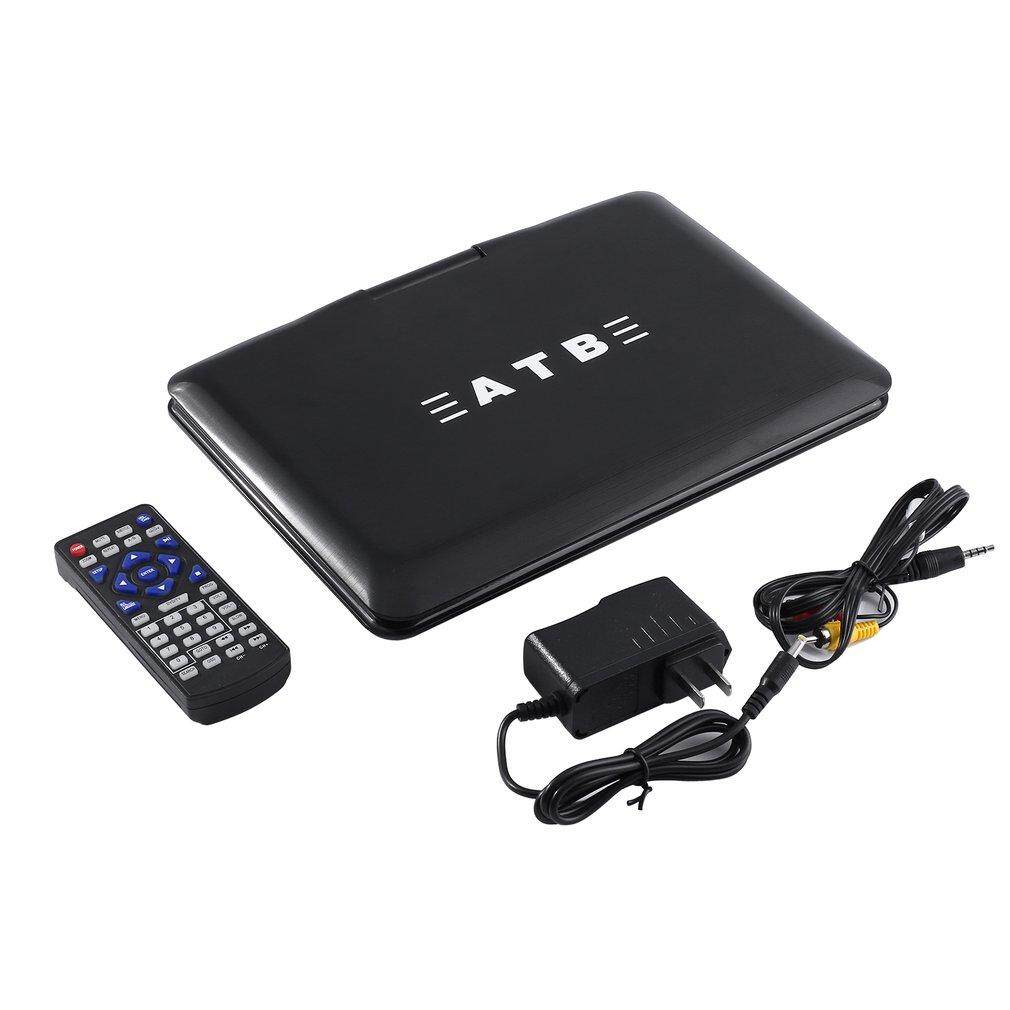 Belle 7.8 Inch Ultra Tipis HD DVD Mobile Pemain Hi-Speed USB Permainan Dvd Player Hitam-Intl