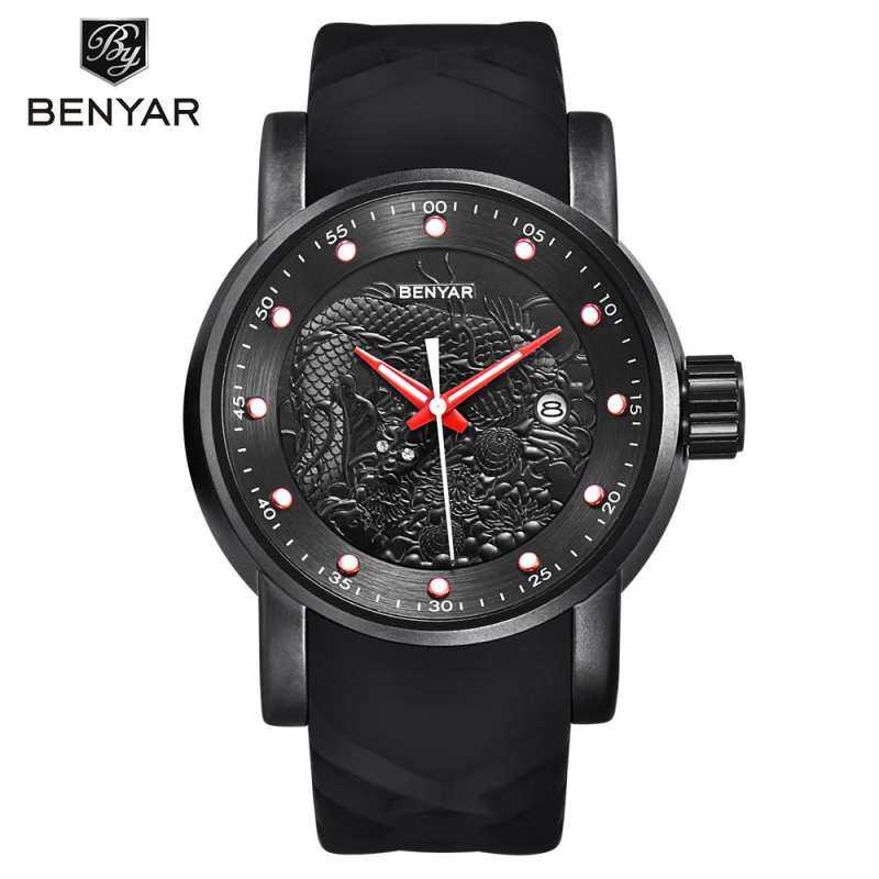 Cocotina Hitam Waterproof Tali Jam Karet Silikon Band 