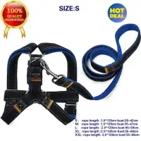 Kualitas Bagus Tali Kekang Anjing Adjustable Denim Tali Anjing