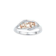 Blackhorse 2018 Mawar Gold Warna Cinta Mom Cincin Berbentuk Hati untuk Hari Ibu Ulang Tahun Kristal Hadiah Romantis