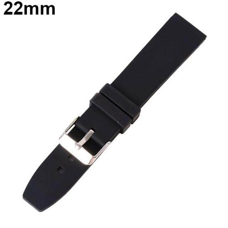 Bluelans® 16mm - 28mm Waterproof Solid Soft Silicone Buckle Watch Strap Band Replacement 22mm Malaysia