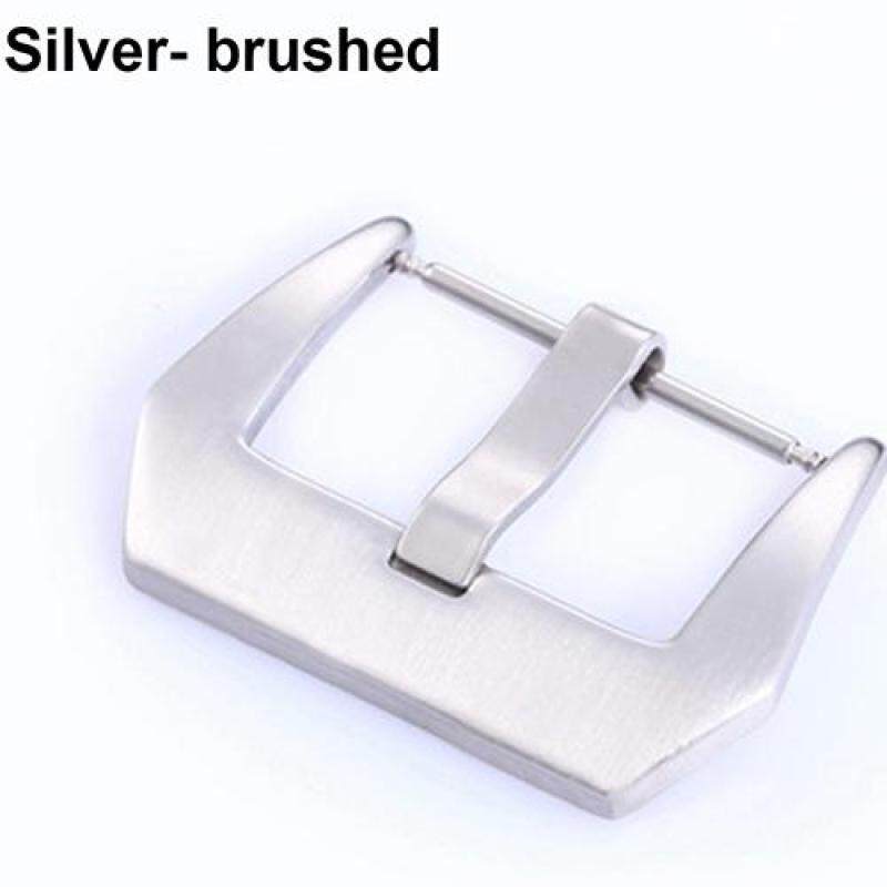 Bluelans® 1Pc Stainless Steel Leather Watch Band Strap Clasp Pin Buckle 20/22/24/26mm 26 Mm Malaysia