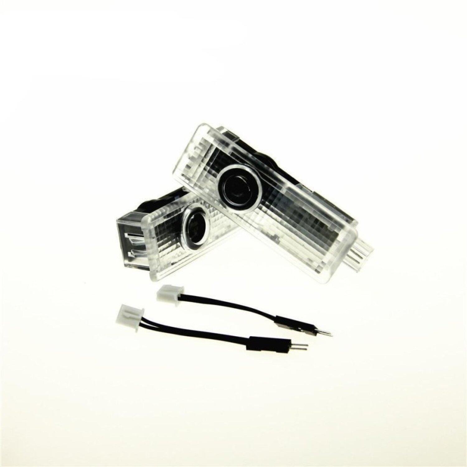 BMW Pemasangan Yang Mudah Lampu Mobil LED Proyektor Logo Ghostshadow Lampu 2-pc Set