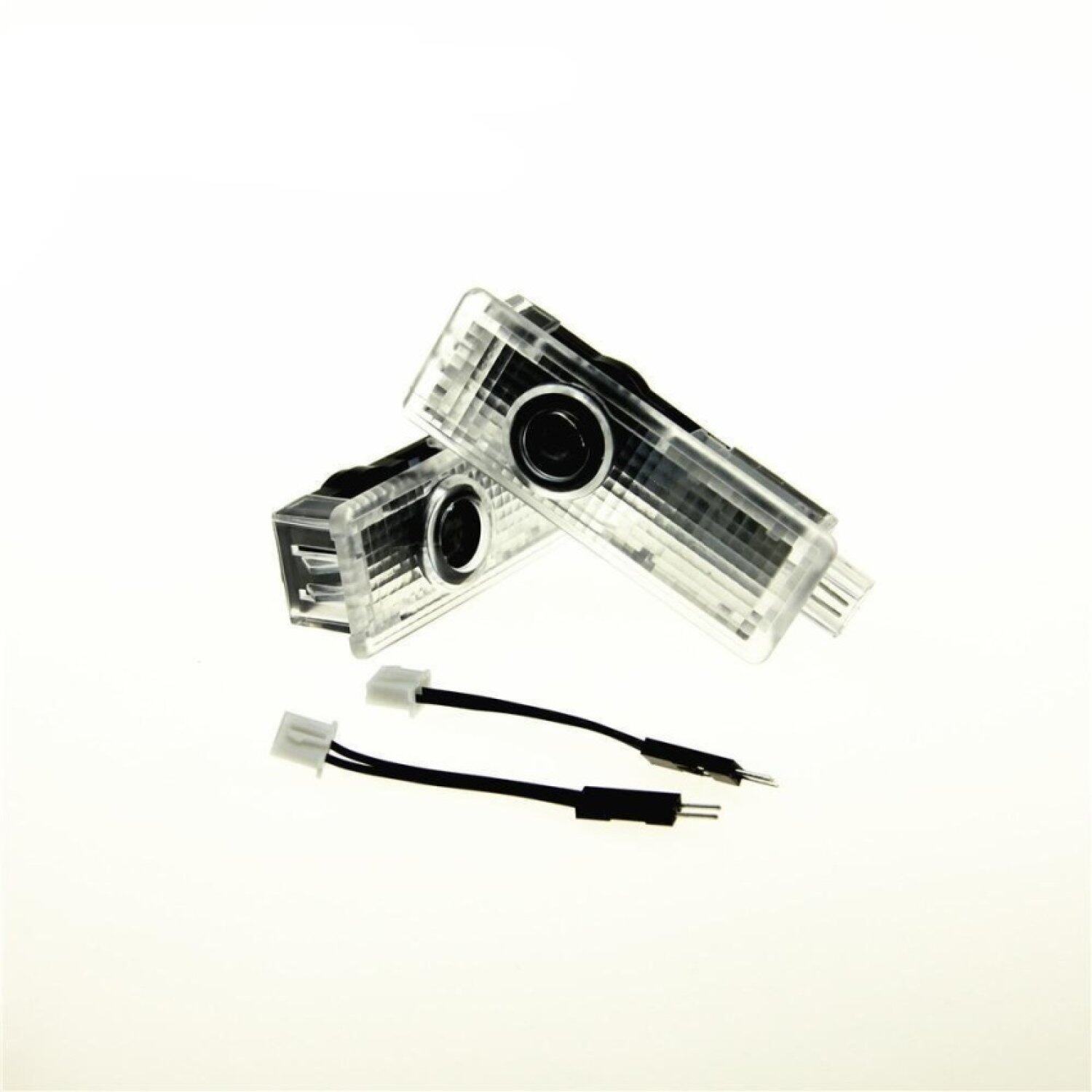 BMW Pemasangan Yang Mudah Lampu Mobil LED Proyektor Logo Ghostshadow Lampu 2-pc Set