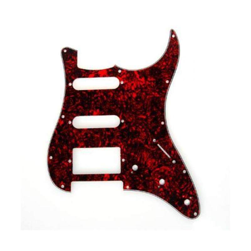 BolehDeals Guitar Pickguard 11 Hole Red Tortoise Shell for Strat Fender Stratocaster Malaysia