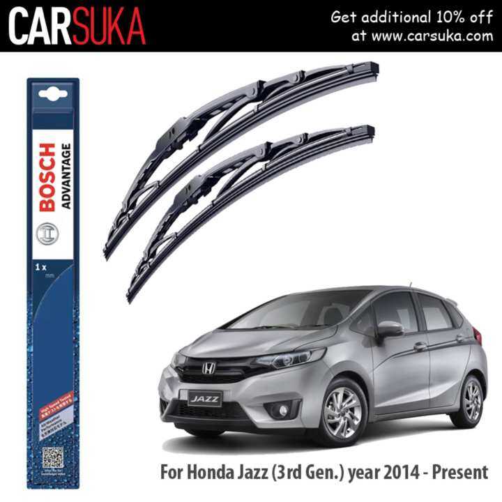 Bosch Advantages Wiper Blade (Set) for Honda Jazz (3rd Gen.) year 2014