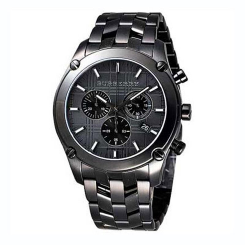 Burberry Mens Classic Ion Dial Chrono Stainless Steel Watch BU1854 Malaysia