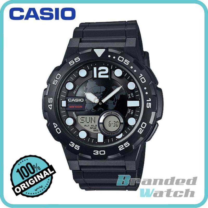 Casio AEQ-100W-1AVDF Mens Digital Analog Resin Watch AEQ-100W-1AV Malaysia