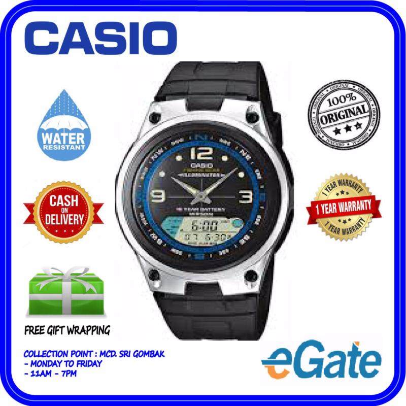 Casio AW-82-1AV Mens Fishing Gear Digital Analog Resin Original Watch Malaysia