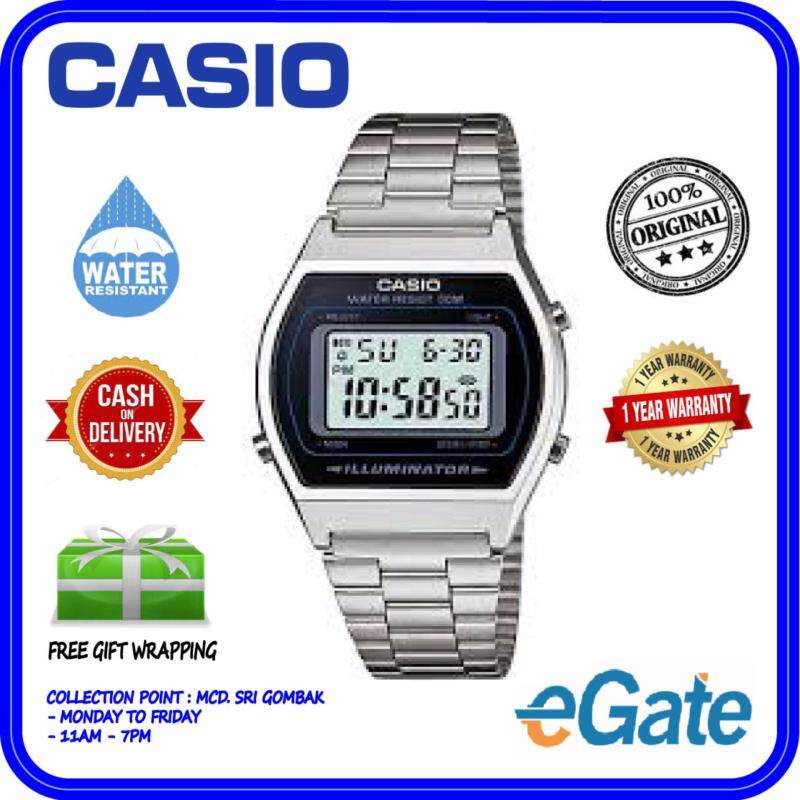 Casio B640WD-1AV Unisex Digital Stainless Steel Original Watch Malaysia