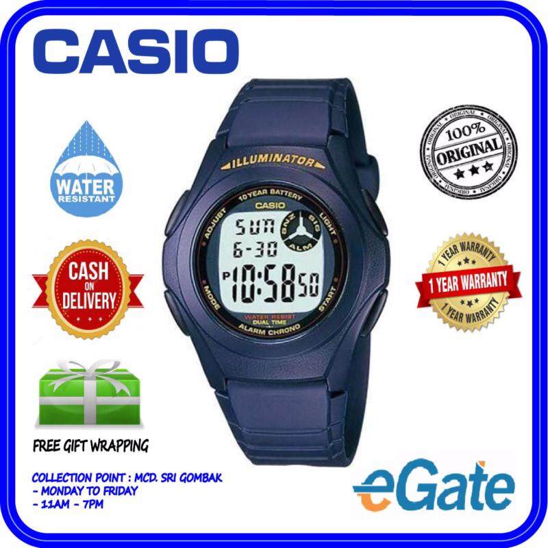 Casio F-200W-2A Digital Watch Classic Simple Young Design Original Watch Malaysia