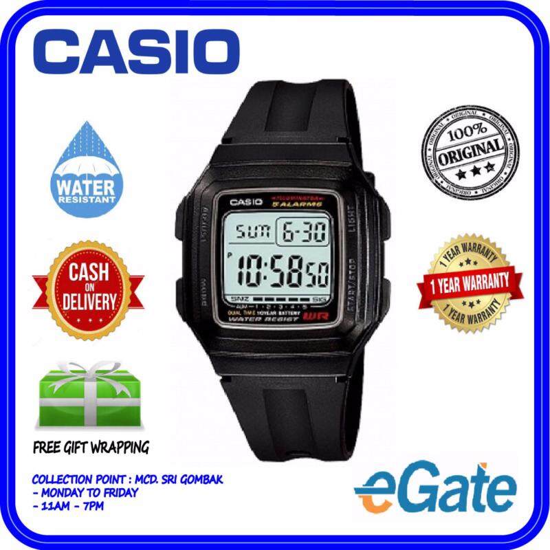 Casio F-201WA-1A Digital Watch - Classic Simple Young Design Original Watch Malaysia