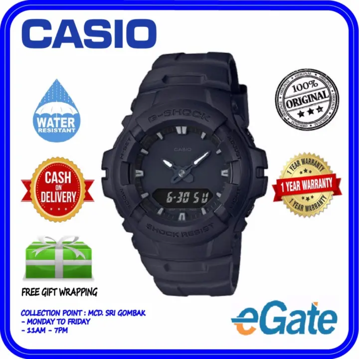 g shock matte black digital