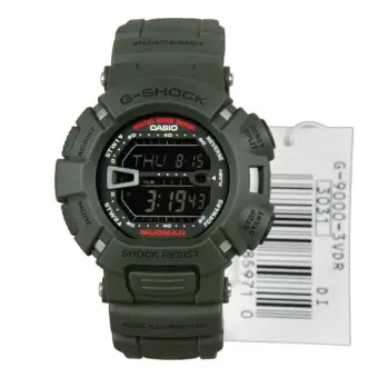 g shock mens watch green