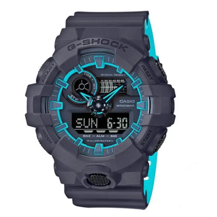 g shock blue color