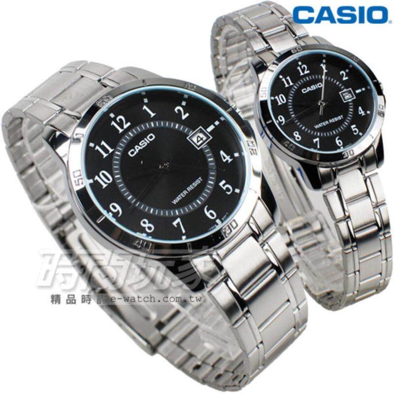 Casio Ladies & Gents Dial Pair Watch Pair Watch LTP-V004D-1BUDF & MTP-V004D-1BUDF Malaysia