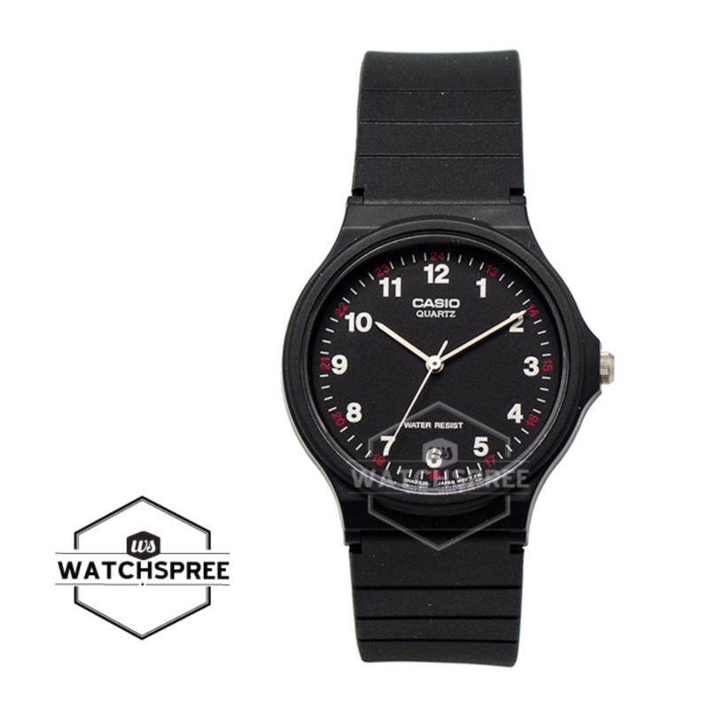 Casio Standard Analog Black Resin Band Watch MQ24-1B MQ-24-1B Malaysia