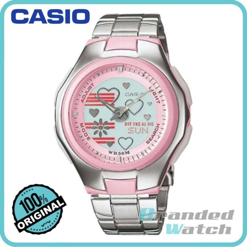 Casio LCF-10D-4AVDR Womens Poptone Digital Analog Steel Watch LCF-10D-4AV Malaysia
