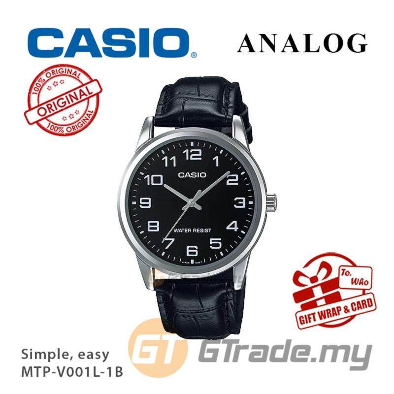 CASIO Men MTP-V001L-1B Analog Watch | Simple Easy Design Malaysia