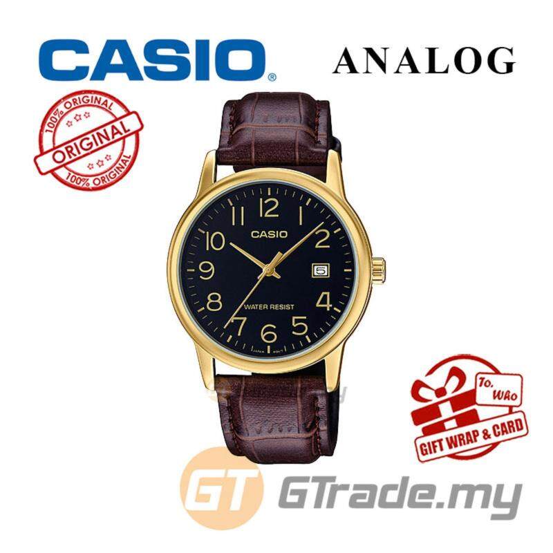 CASIO MEN MTP-V002GL-1B Analog Watch Date Display Simple Easy Malaysia