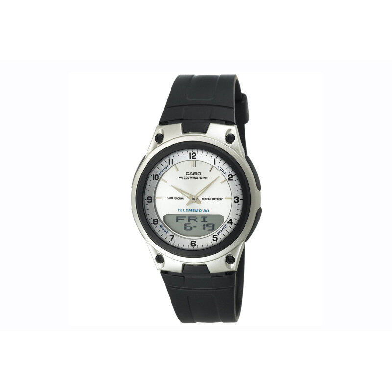Casio Men Silver Dial Black Resin Band Watch AW-80-7AVDF Malaysia
