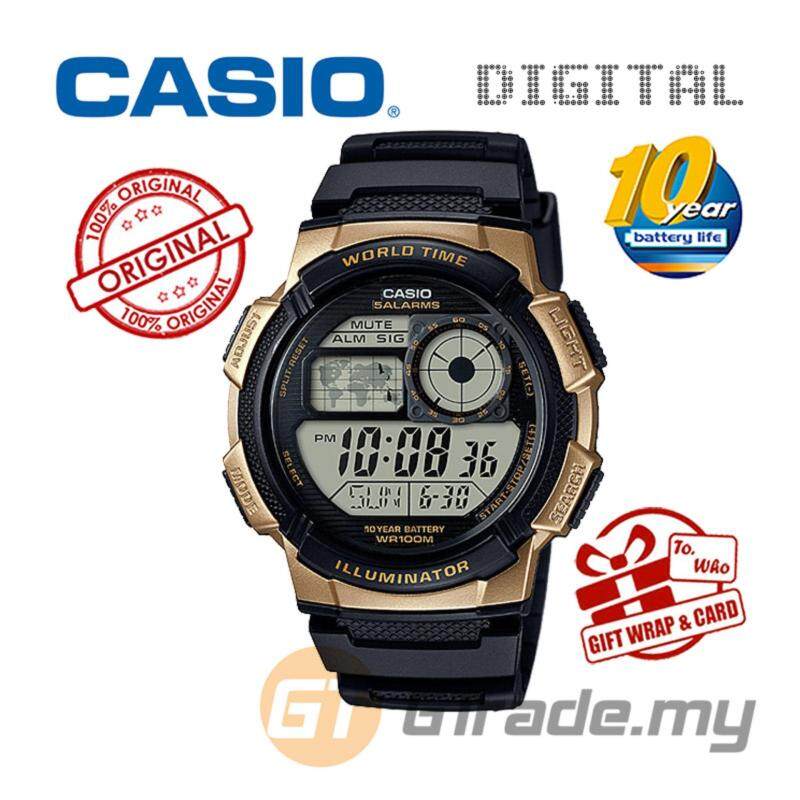 CASIO STANDARD AE-1000W-1A3V Digital Watch - 10 Yrs Batt. WR100M Malaysia