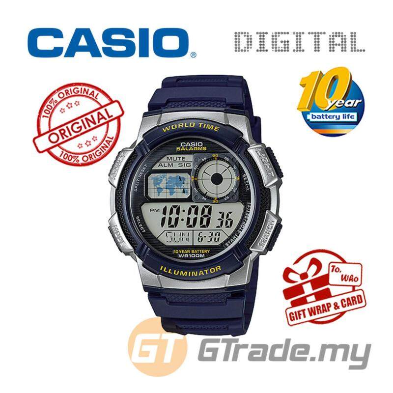 CASIO STANDARD AE-1000W-2AV Digital Watch - 10 Yrs Batt. WR100M Malaysia