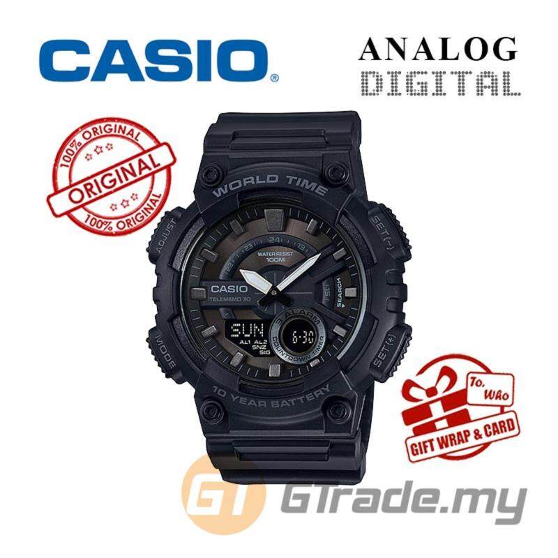CASIO STANDARD AEQ-110W-1BV Analog Digital Watch Malaysia