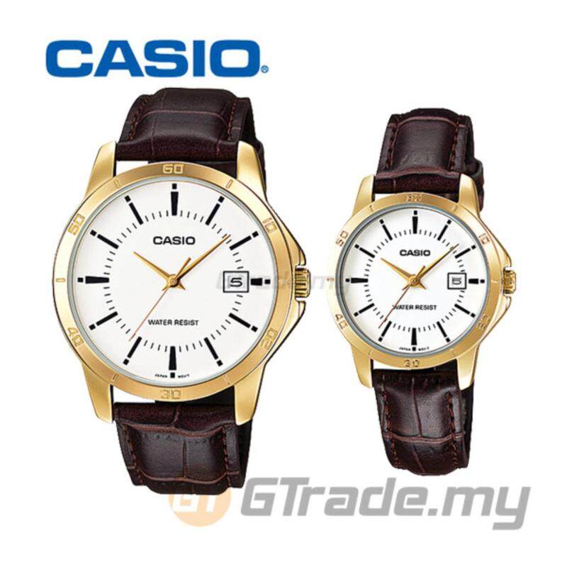 Casio Standard MTP-V004GL-7AV & LTP-V004GL-7AV Analog Couple Watch Malaysia