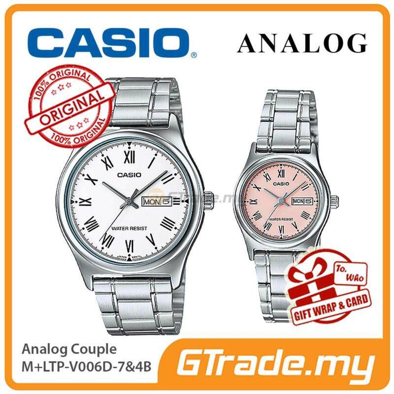 CASIO STANDARD MTP-V006D-7BV & LTP-V006D-4BV Analog Couple Watch Malaysia