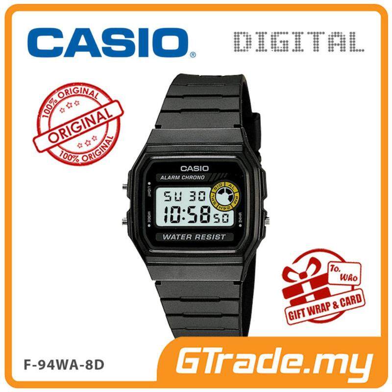CASIO VINTAGE F-94WA-8D Digital Watch Square Face 7 Yrs Batt. Malaysia