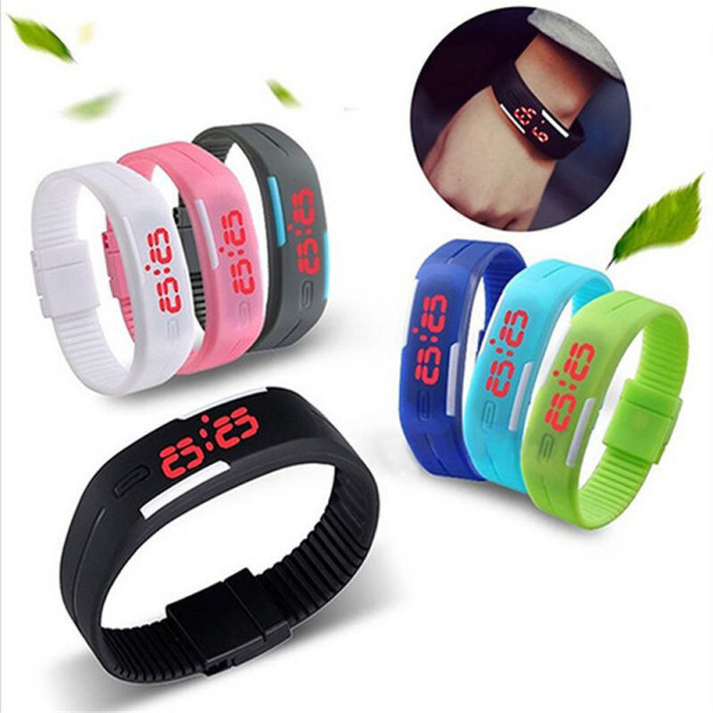 CatWalk New Silicone Gum Color Touch Screen Digital Watches Bracelets (Sky Blue) Malaysia