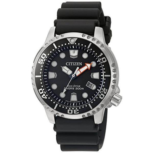 Citizen Mens Promaster Penyelam Kuarsa Baja Anti Karat dan Poliuretan Jam Tangan Selam, Warna: Hitam (Model: BN0150-28E)-Intl