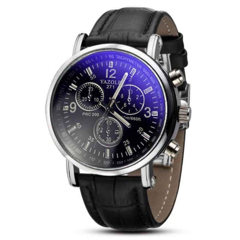 coconie Luxury Fashion Crocodile Faux Leather Mens Analog Watch Watches New Malaysia