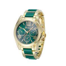 coconie Women Geneva Roman Numeral Gold Plated Metal/Nylon Link Watch Malaysia