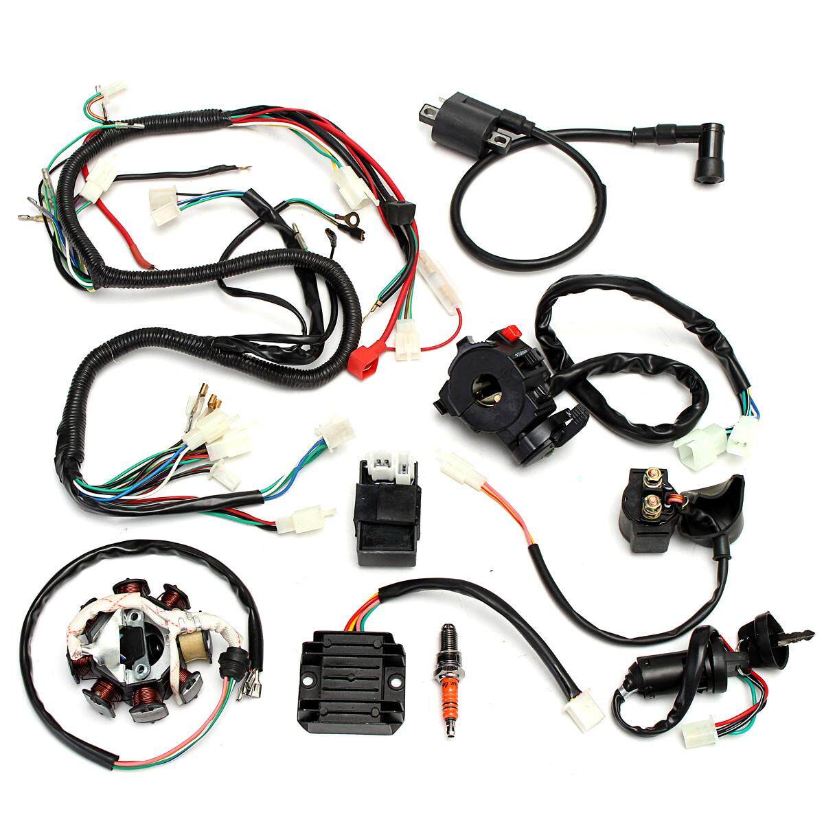 Complete Electrics Wiring Harness For Chinese Dirt Bike ATV QUAD 150-250 300CC - intl