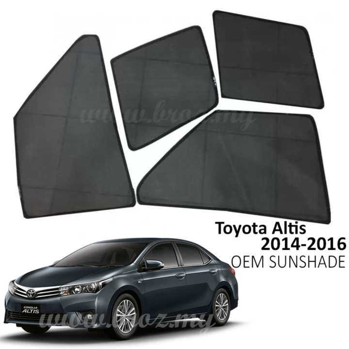 Custom Fit OEM Sunshades/ Sun shades for Toyota Altis 2014 