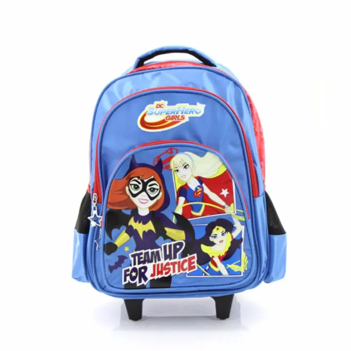 character trolley school bags
