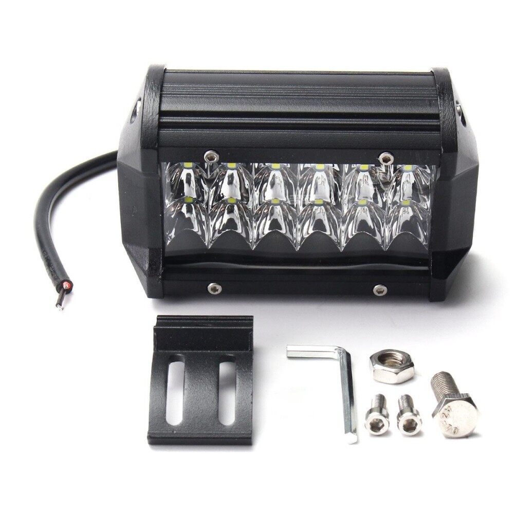 DC10-30V 5 Inci LED Mobil Work Ringan Bar Lampu Sorot Mobil Sorotan Work Ringan Lampu Mengemudi Offroad 36 W IP67 untuk SUV Perahu ATV-Internasional