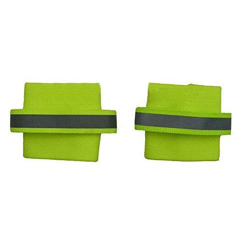 Doglemi 2 Pcs Per Set Mencerminkan Keamanan Anjing Gelang Peliharaan Bagian Manset Lengan Kemeja, Kuning S-Internasional